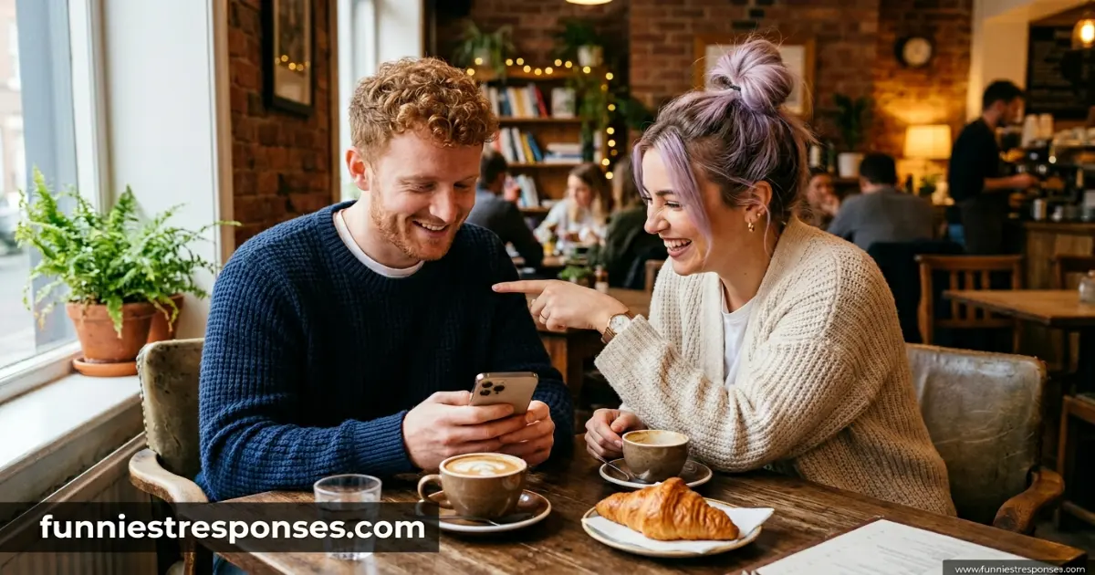 Group of friends laughing together