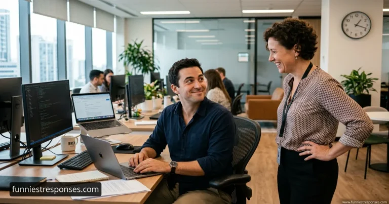 Funny Replies to “Working Hard or Hardly Working?”