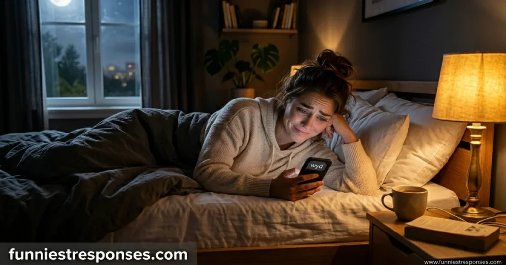 Replies to “wyd” at 2 a.m.