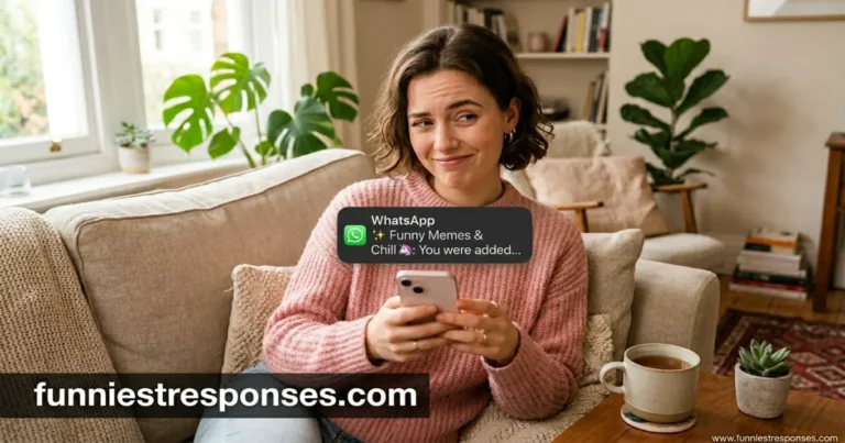 What to say when someone adds you to a random group