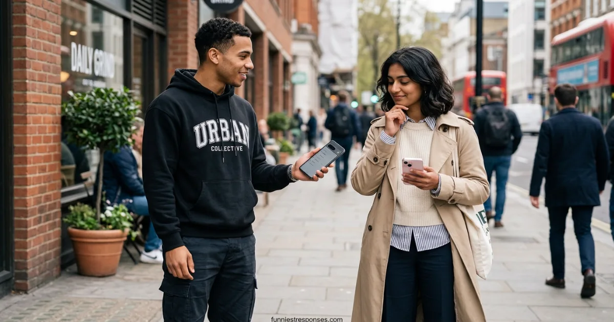 A stranger approaching a person at a coffee shop