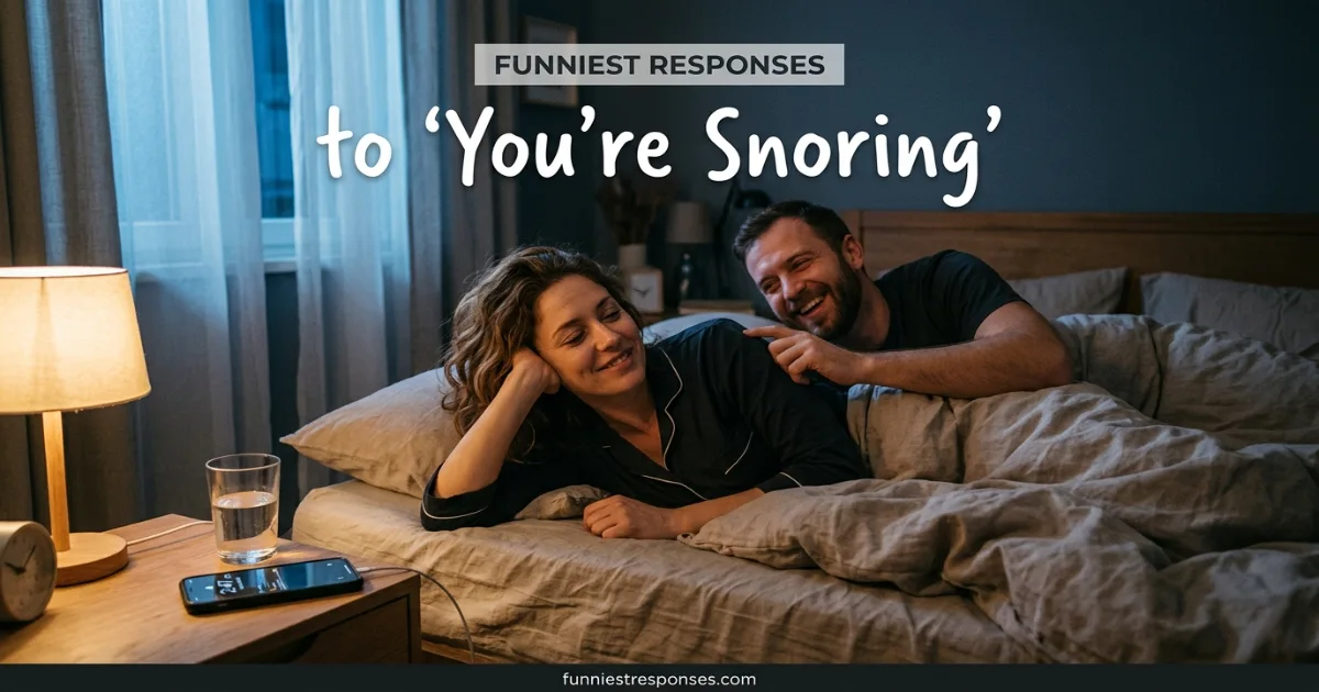 Partner elbowing someone awake with a playful smile