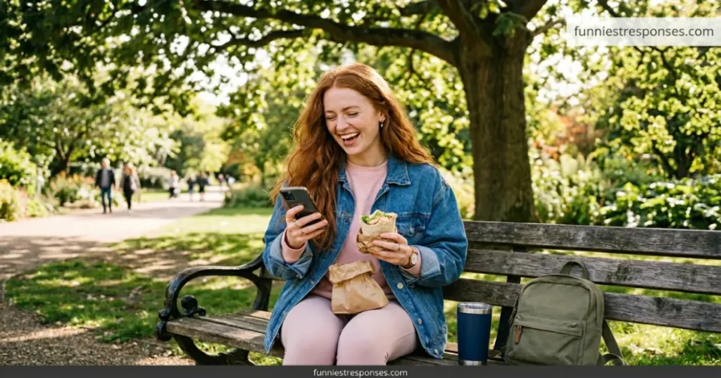 Funny answers to "why are you eating that alone?"